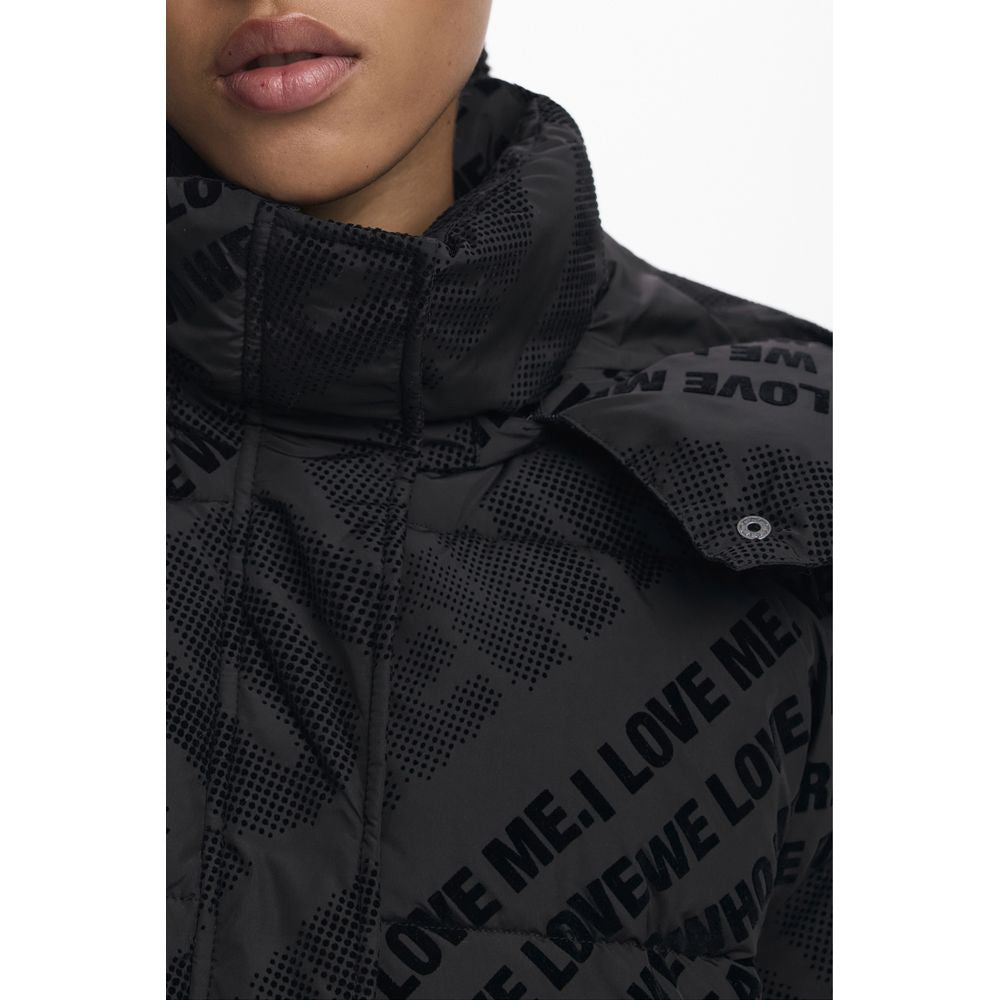 Desigual Black Polyester Women Jacket | Regal Royce