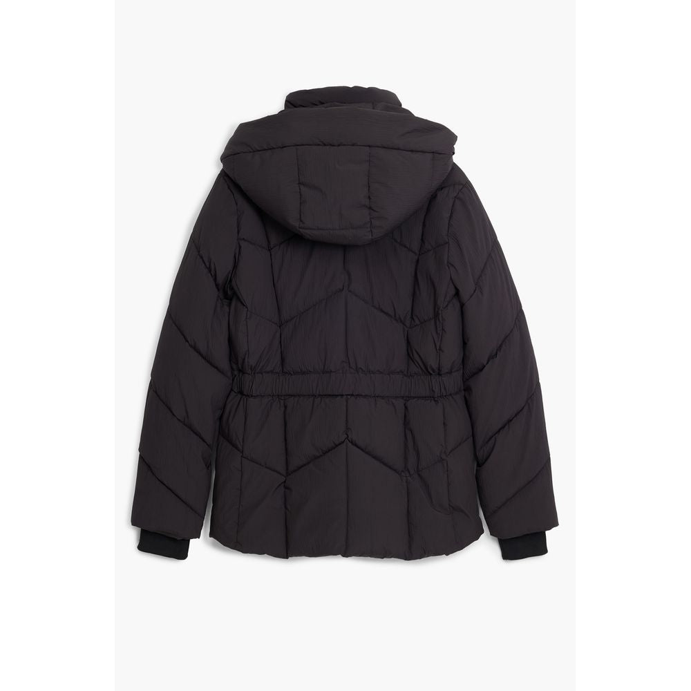 Desigual Black Polyester Jackets & Coat