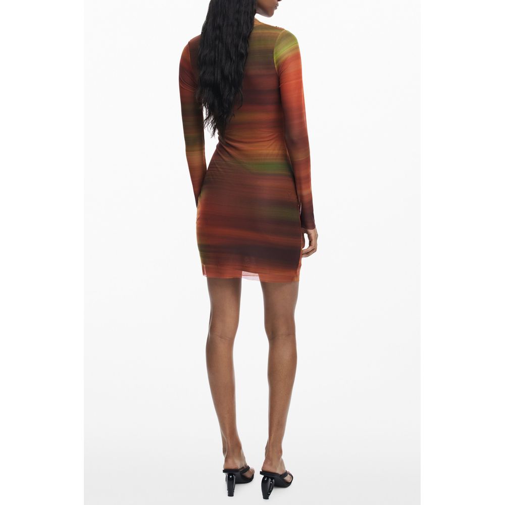 Desigual Orange Polyester Women Dress