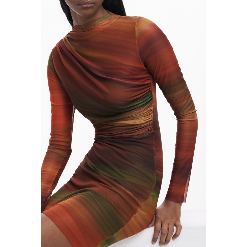 Desigual Arancione Polyester Women Dress | Regal Royce