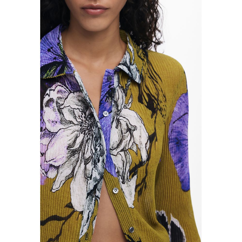 Desigual Verde Polyester Women Shirt | Regal Royce