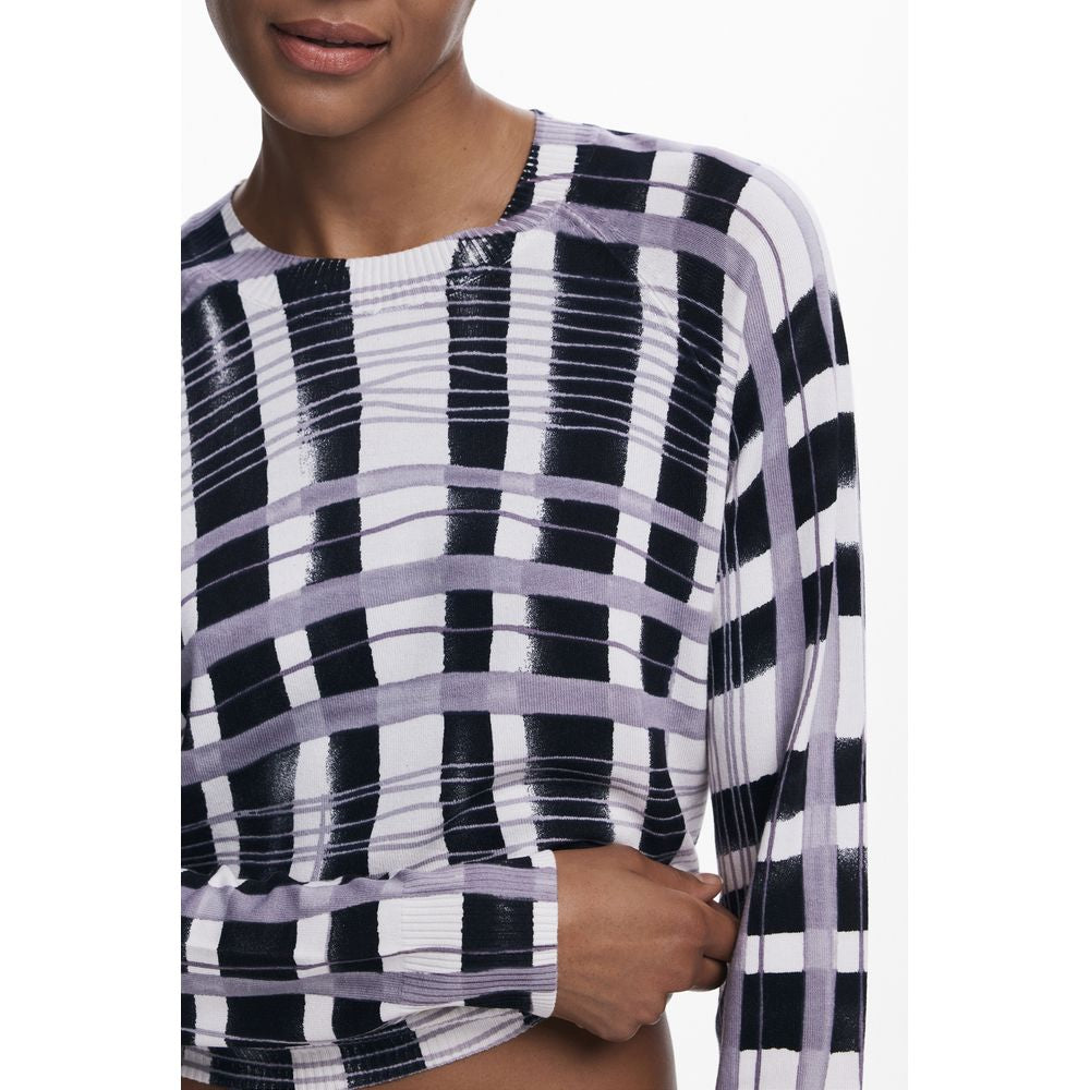Desigual White Viscose Women Sweater