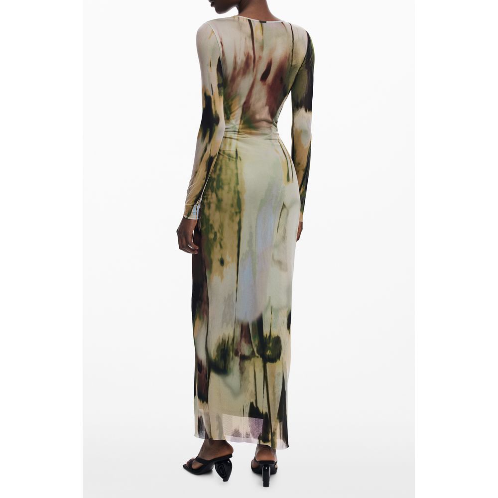 Desigual Verde Polyester Women Dress | Regal Royce