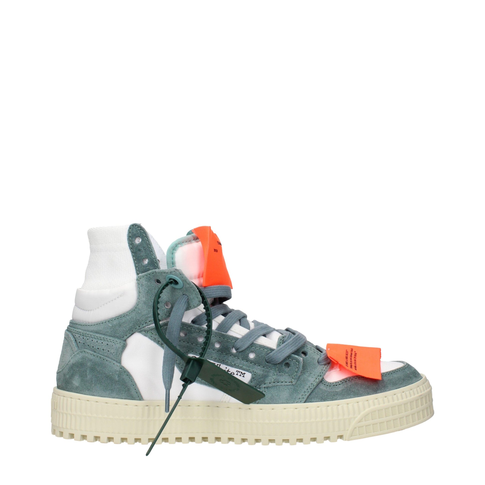Off-White White Fabric High Tops