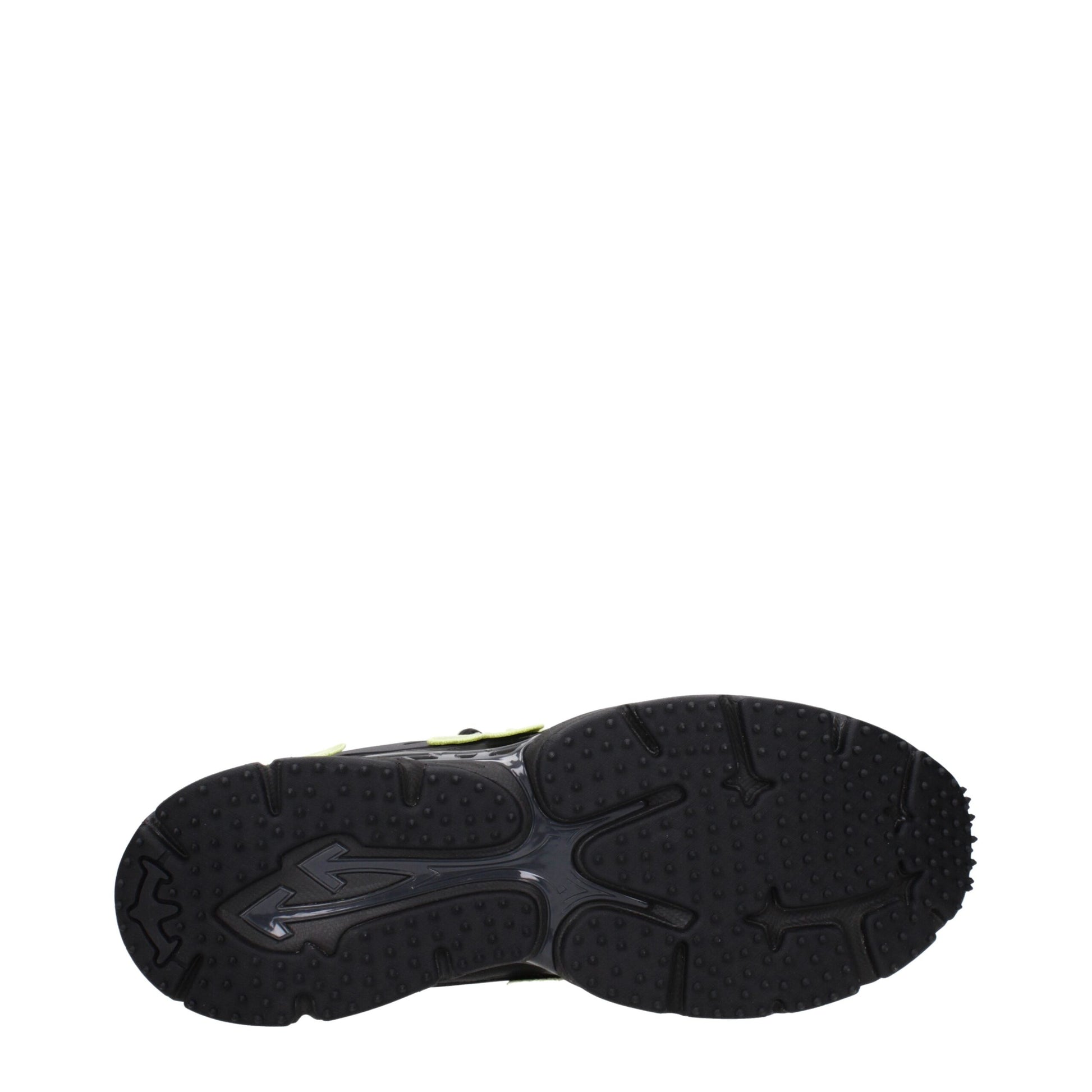 Off-White Black Fabric Athletic Sneakers