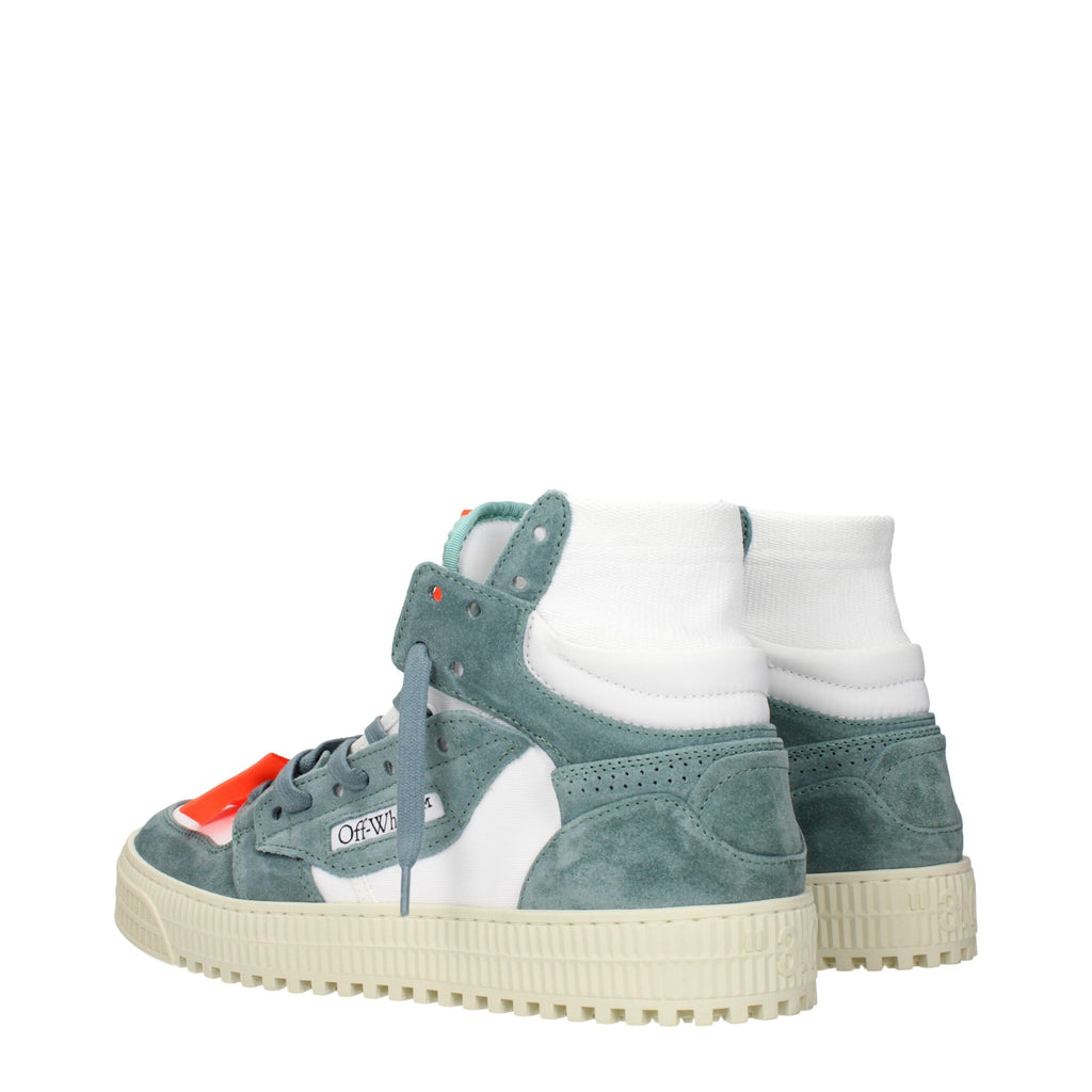 Off-White White Fabric High Tops