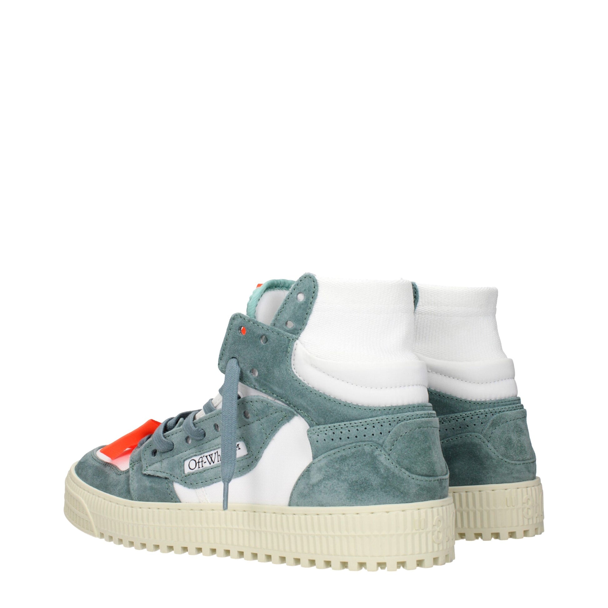 Off-White White Fabric High Tops