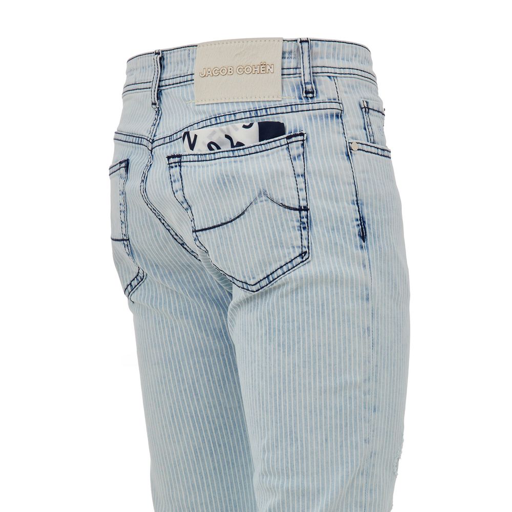 Jacob Cohen Blue Cotton Skinny Jeans | Regal Royce