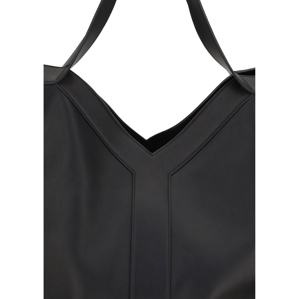 Saint Laurent Black Calf Leather Bos Taurus Shoulder Bag | Regal Royce