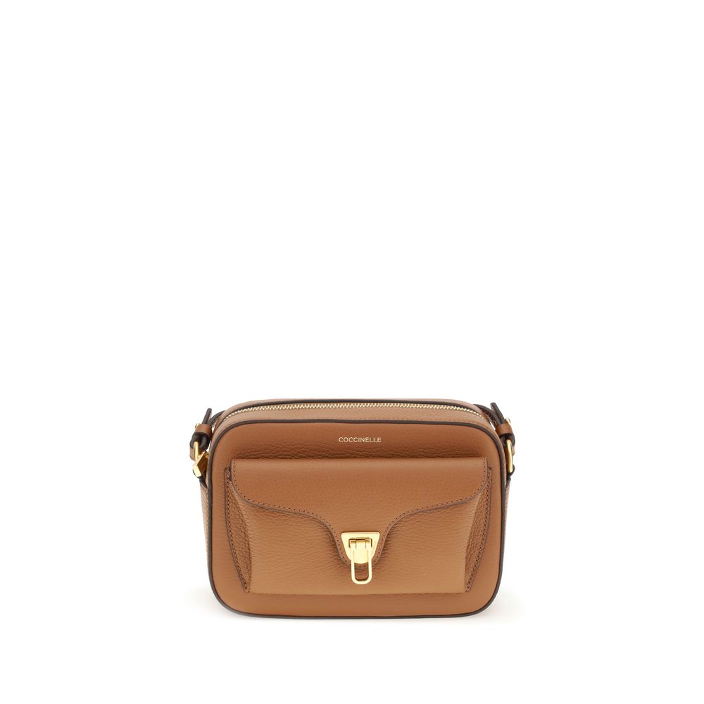 Coccinelle Brown Calf Leather Bos Taurus Shoulder Bag | Regal Royce
