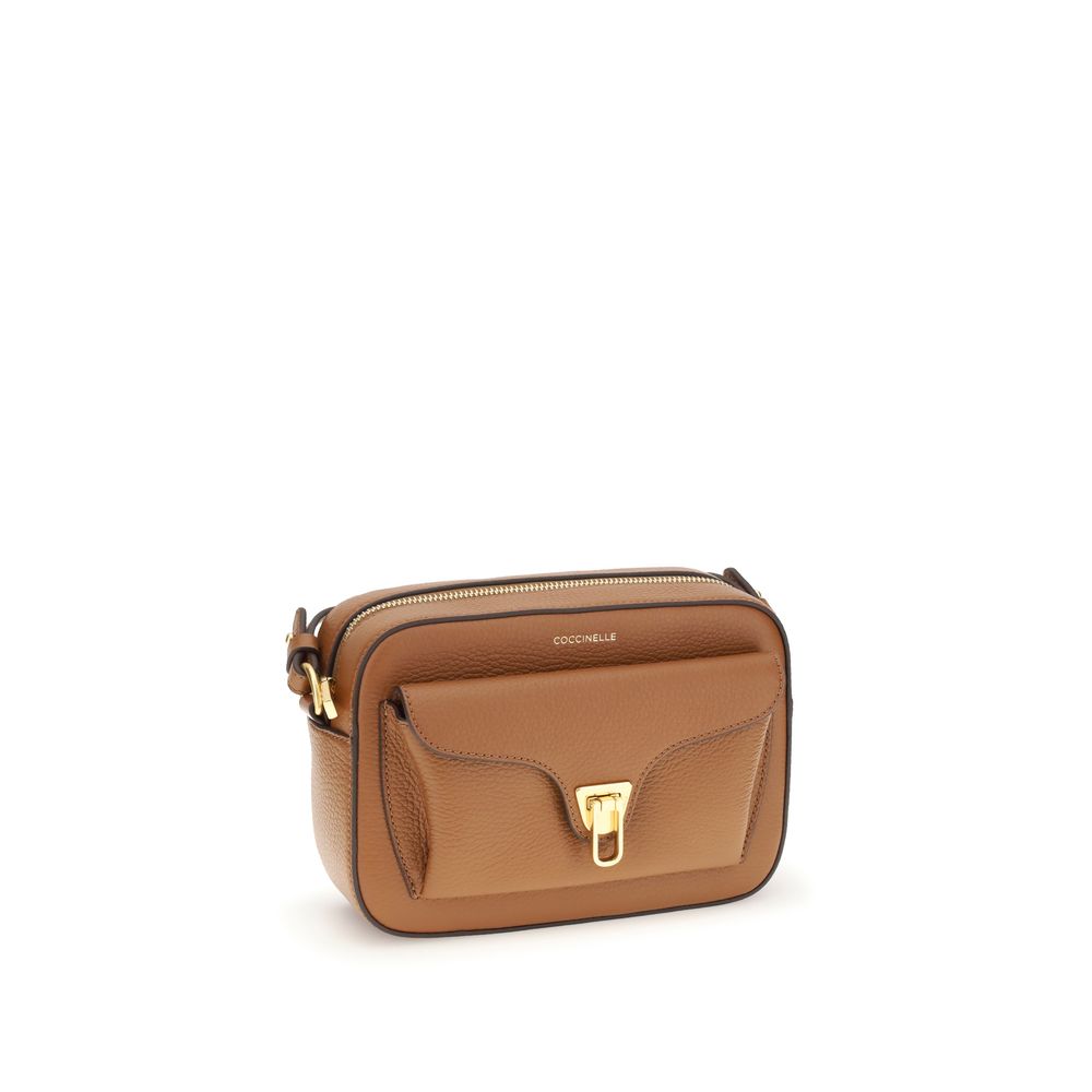 Coccinelle Brown Calf Leather Bos Taurus Shoulder Bag | Regal Royce