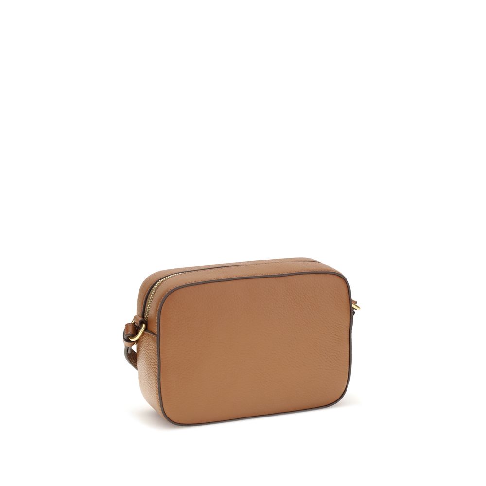 Coccinelle Brown Calf Leather Bos Taurus Shoulder Bag