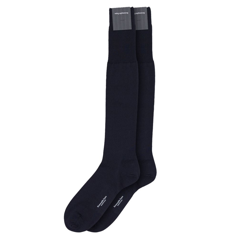 ZEGNA Blue Wool Socks | Regal Royce