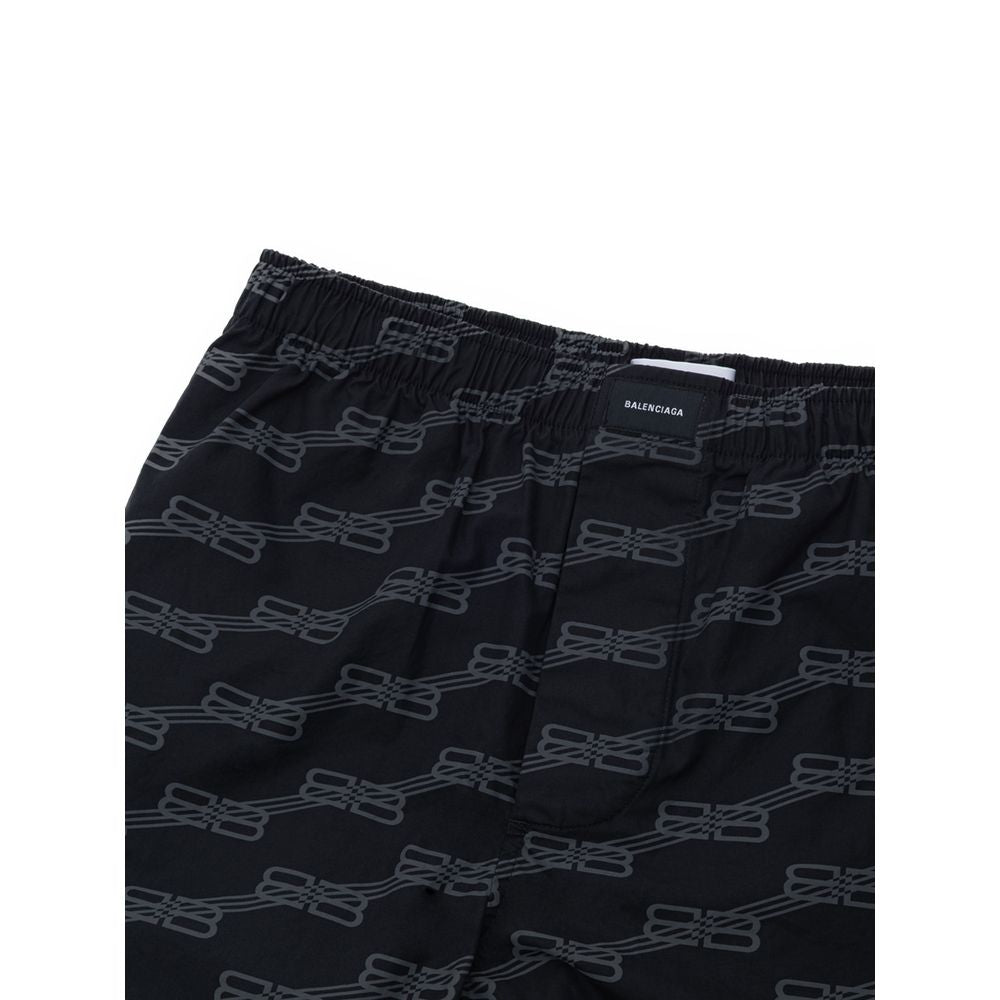 Balenciaga Black Cotton Bermuda Shorts | Regal Royce