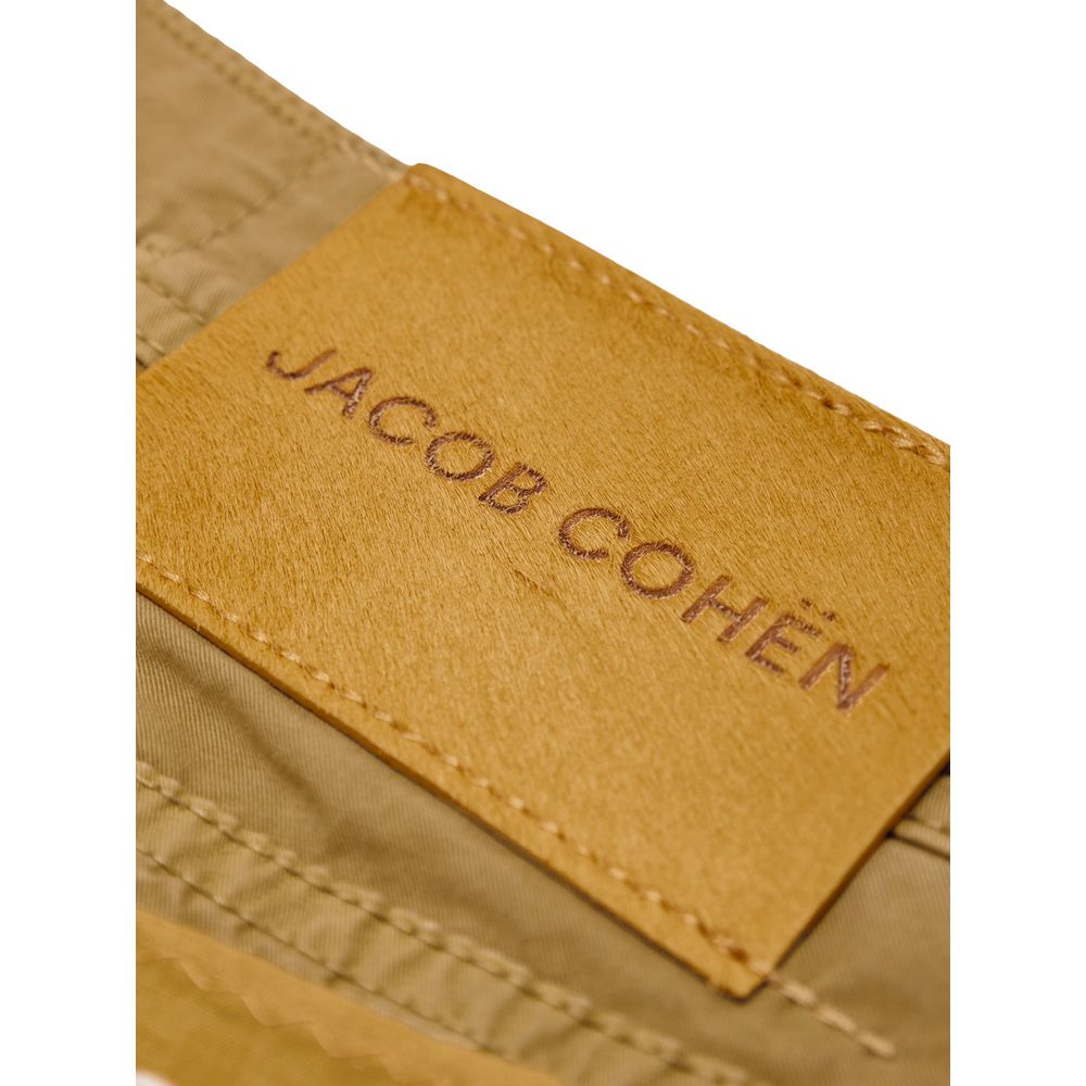 Jacob Cohen Yellow Cotton Skinny Pants | Regal Royce