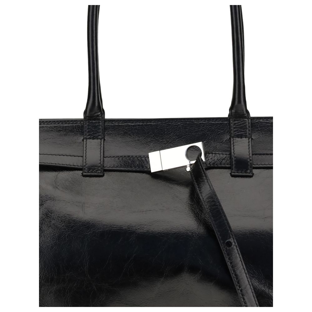 Benedetta Bruzziches Black Calf Leather Bos Taurus Shoulder Bag | Regal Royce