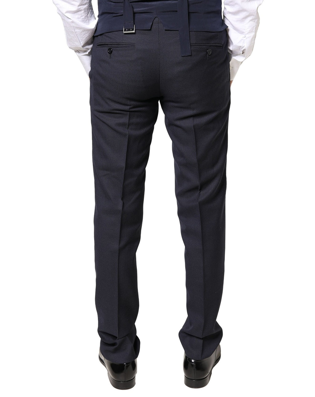 Dolce & Gabbana Gray Wool Formal Dress Men Trousers Pants