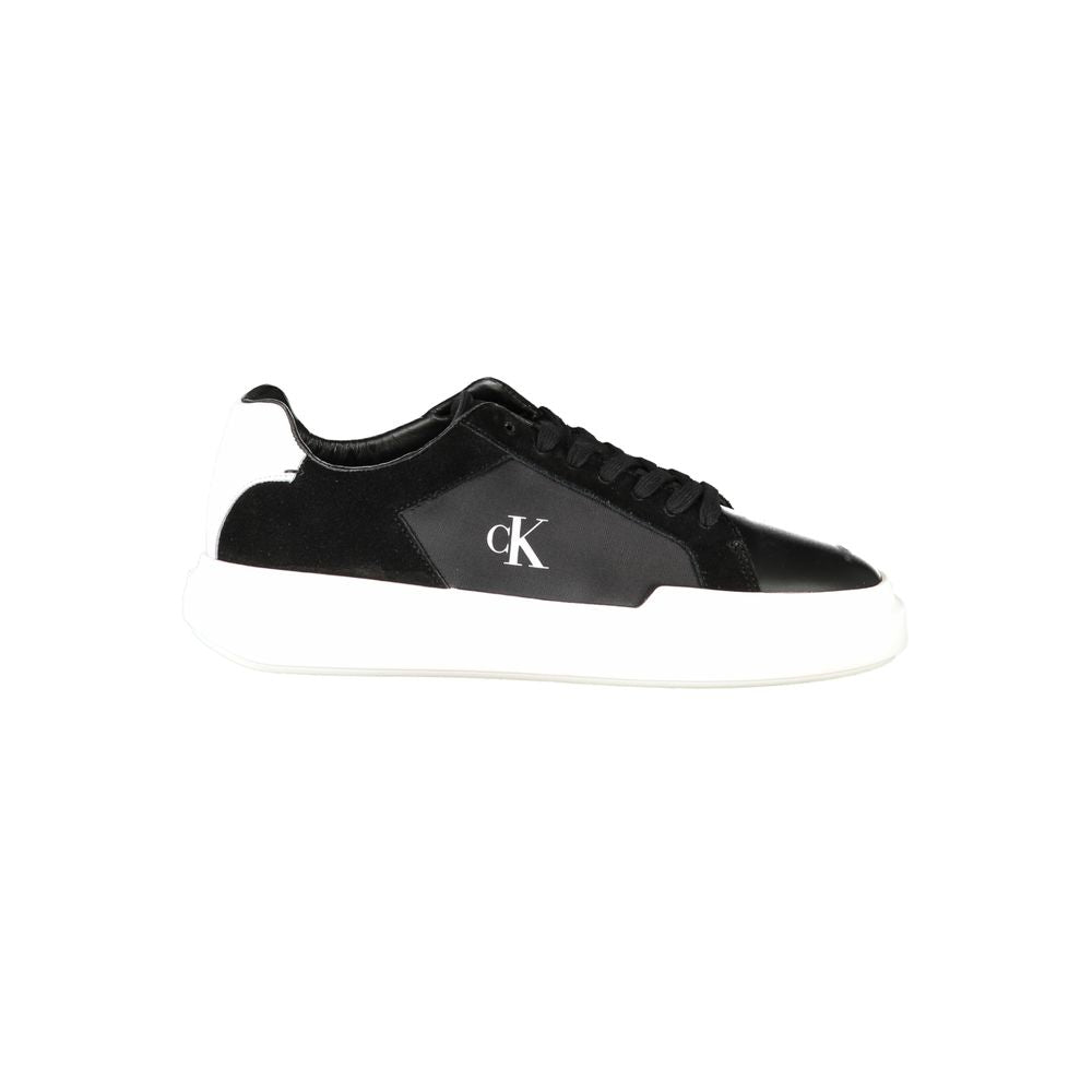 Calvin Klein Black Leather Men Sneaker