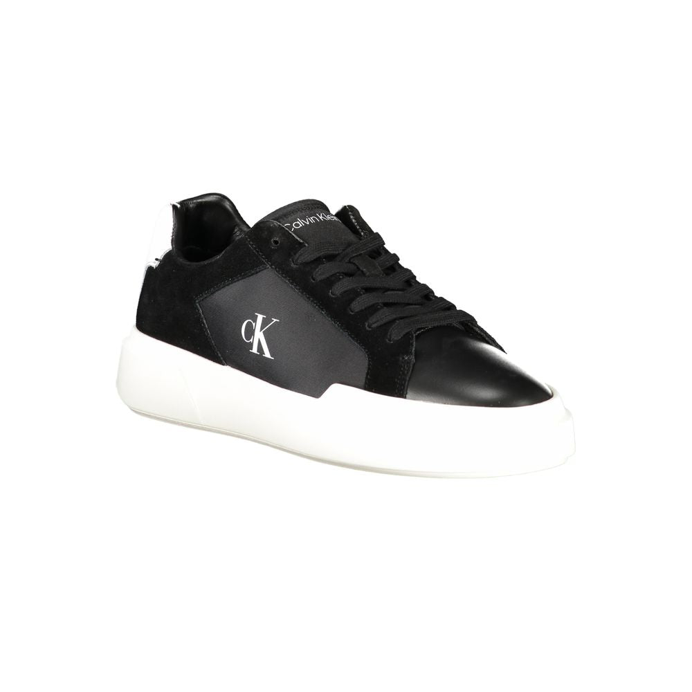 Calvin Klein Nero Leather Men Sneaker | Regal Royce