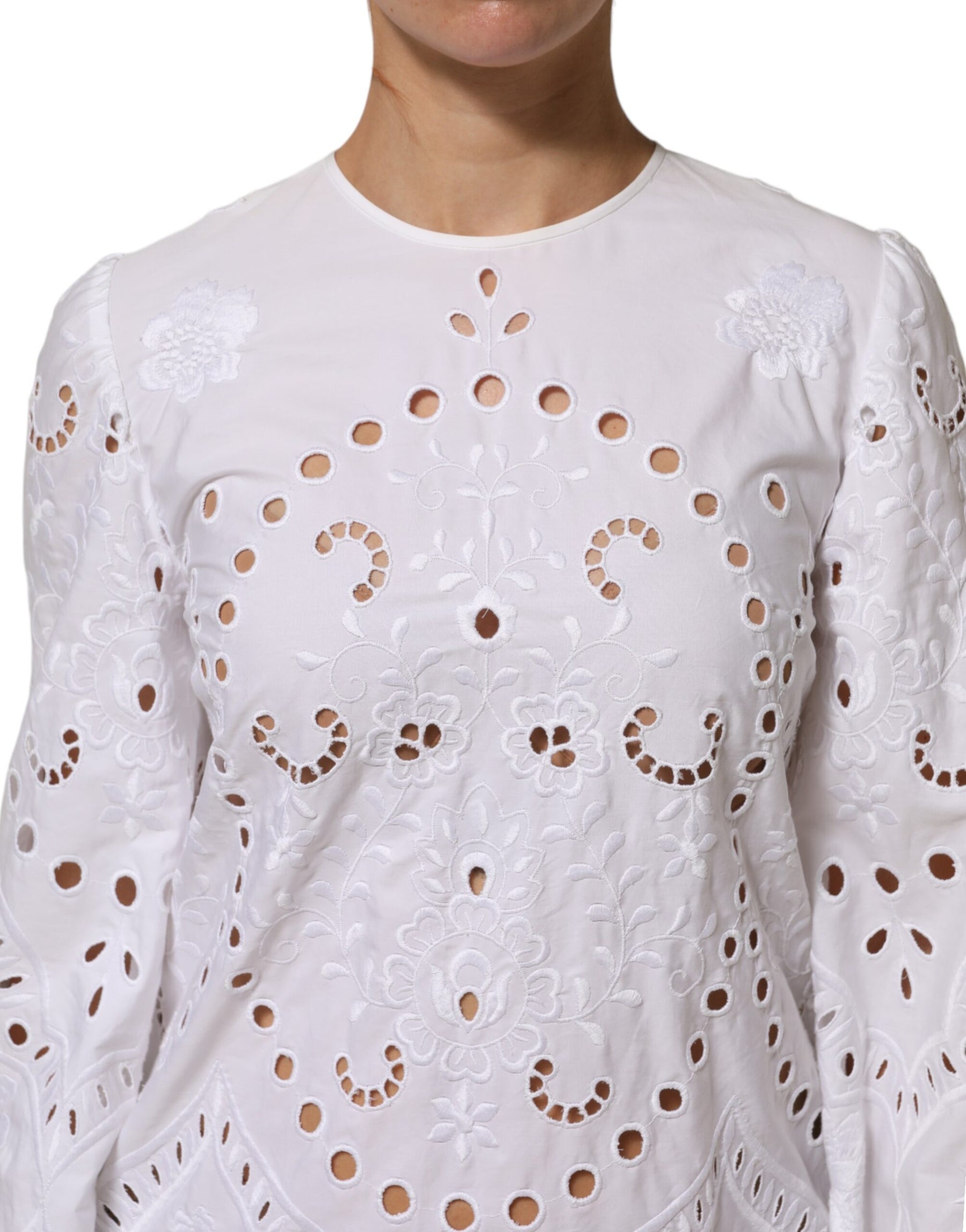 Dolce & Gabbana White Cut Out A-line Sheath Mini Dress | Regal Royce