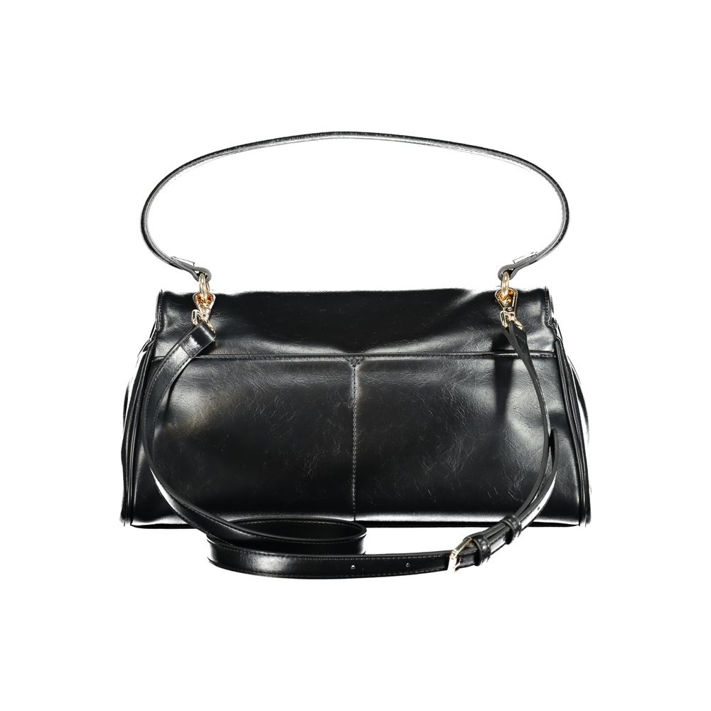 Twinset Black Polyurethane Women Handbag | Regal Royce