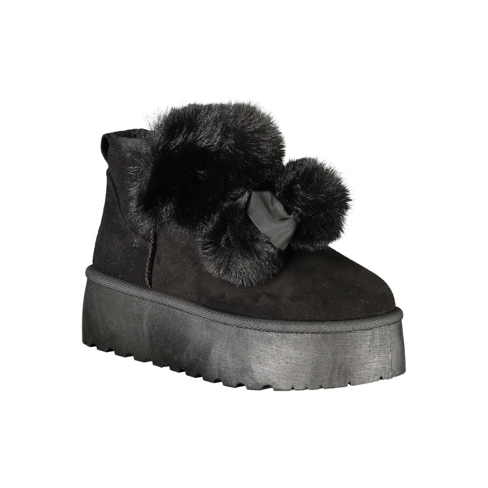 Laura Biagiotti Nero Polyester Woman Ankle Boot | Regal Royce