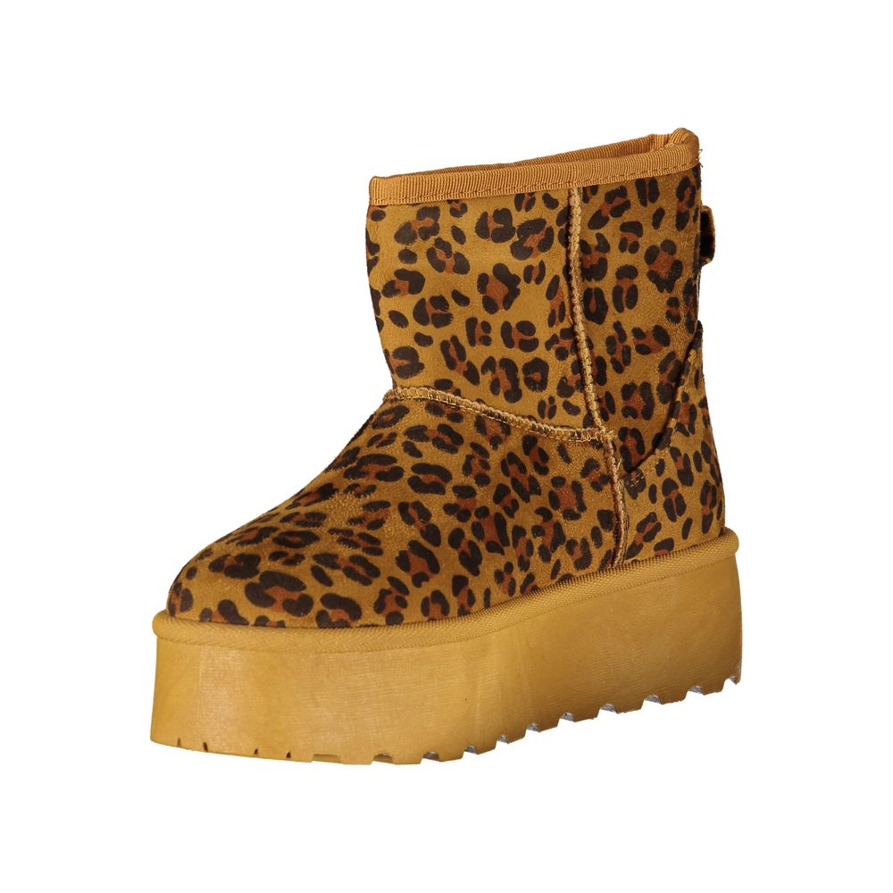 Laura Biagiotti Marrone Polyester Women Ankle Boot | Regal Royce