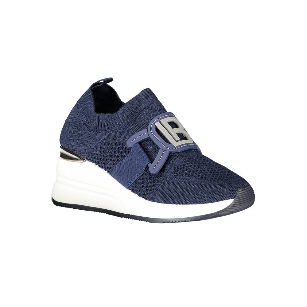 Laura Biagiotti Blue Polyester Women Sneaker | Regal Royce