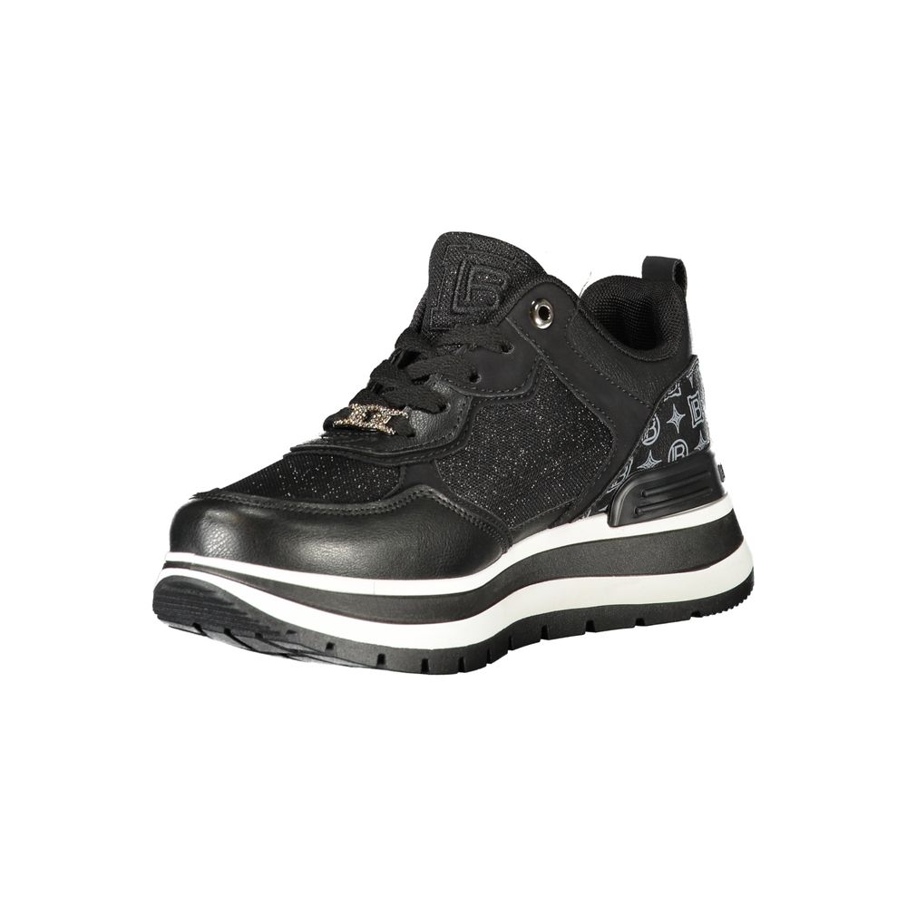 Laura Biagiotti Black Polyester Women Sneaker | Regal Royce