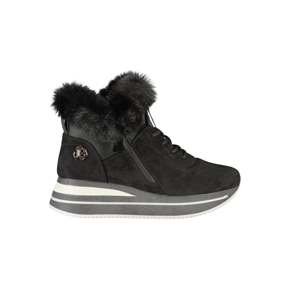 Laura Biagiotti Black Polyester Women Sneaker