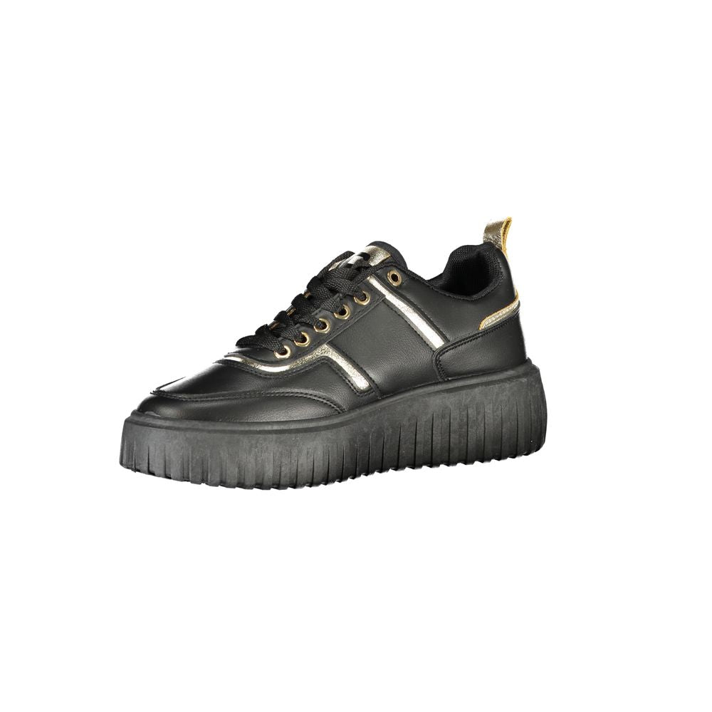 Laura Biagiotti Black Polyester Women Sneaker | Regal Royce