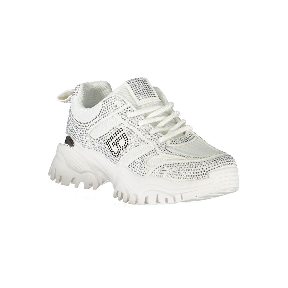 Laura Biagiotti White Polyester Sneaker | Regal Royce