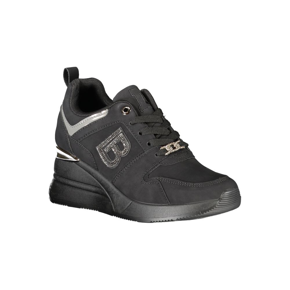 Laura Biagiotti Black Polyester Women Sneaker | Regal Royce