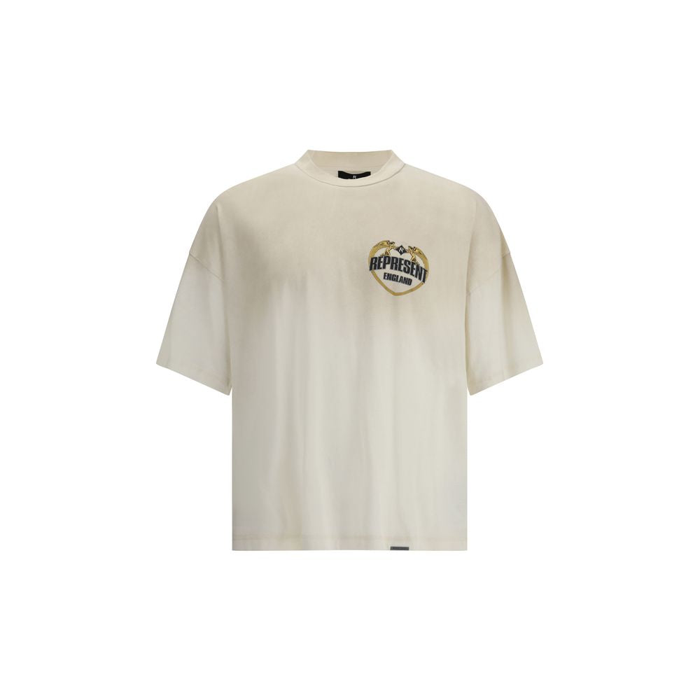 Represent Cream Cotton T-Shirt | Regal Royce