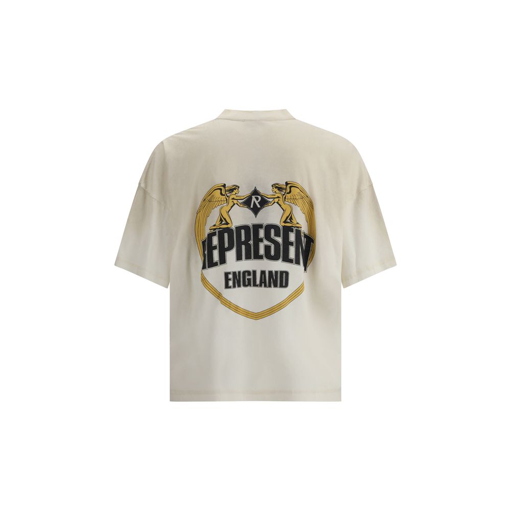 Represent Cream Cotton T-Shirt | Regal Royce