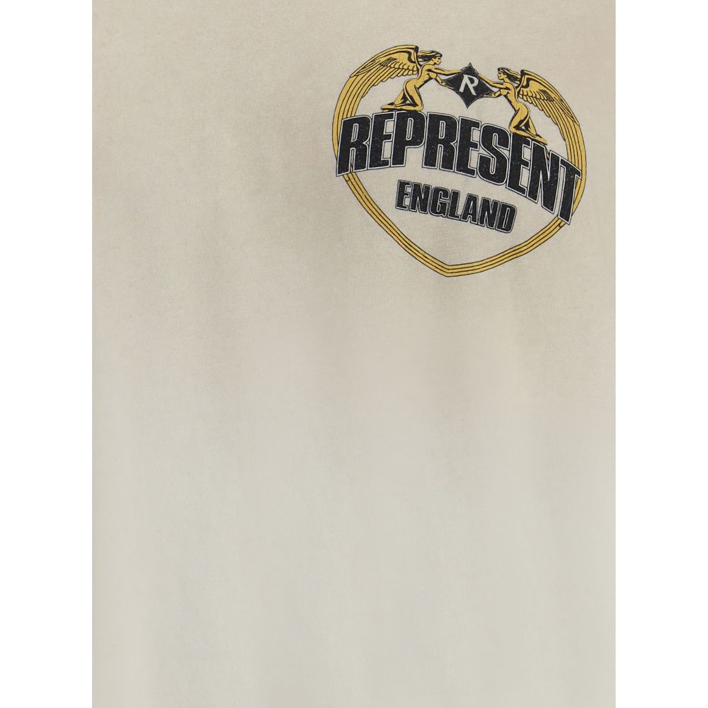 Represent Cream Cotton T-Shirt | Regal Royce