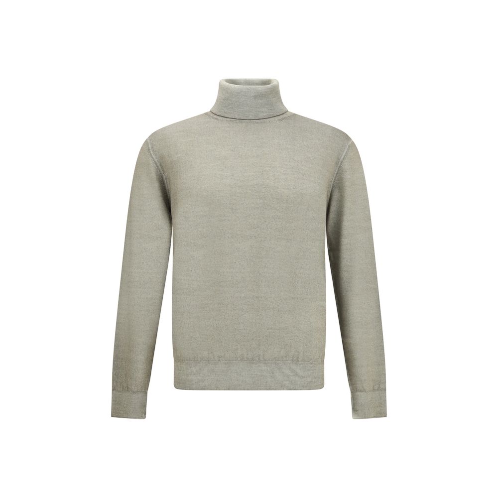 Cruciani Bicolor Wool Turtleneck | Regal Royce