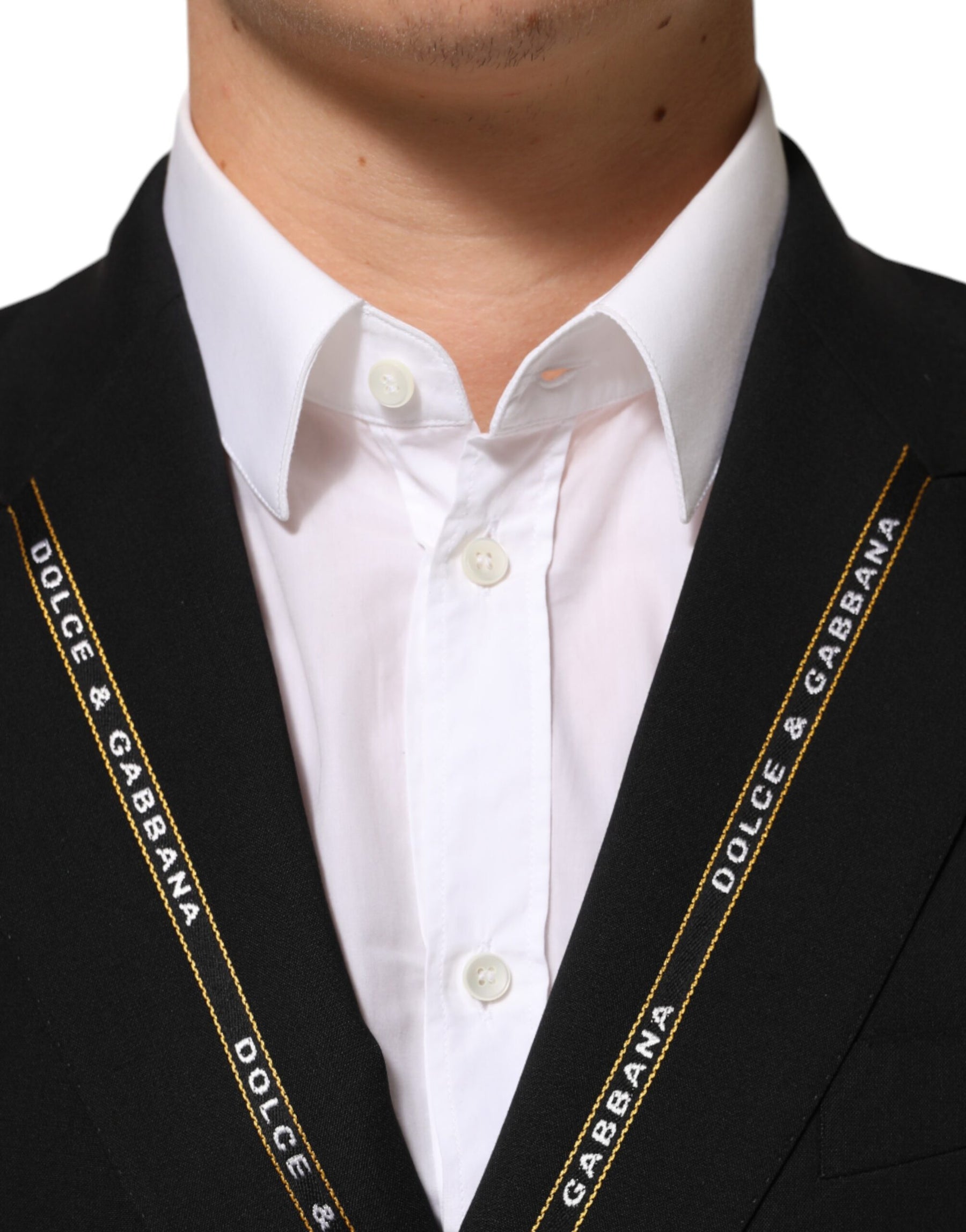 Dolce & Gabbana Black SICILIA Double Breasted Jacket Blazer | Regal Royce