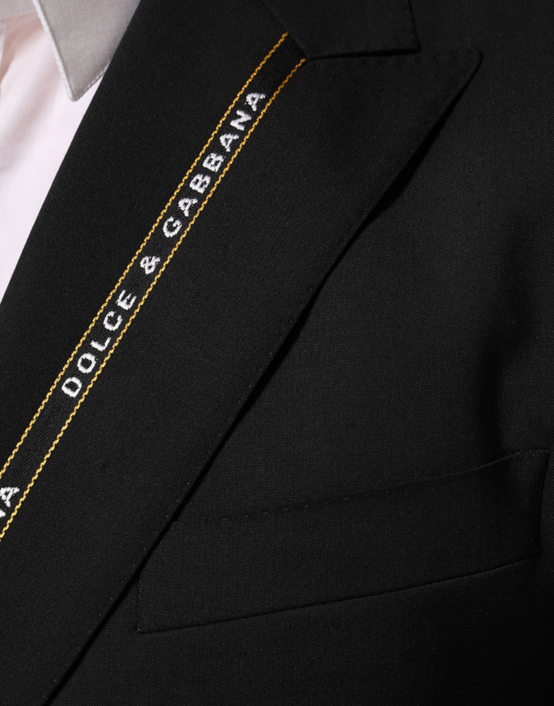 Dolce & Gabbana Black SICILIA Double Breasted Jacket Blazer | Regal Royce