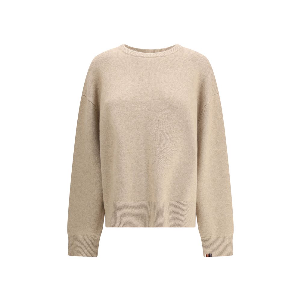 Extreme Cashmere Beige Cashmere Cashmere Sweater | Regal Royce