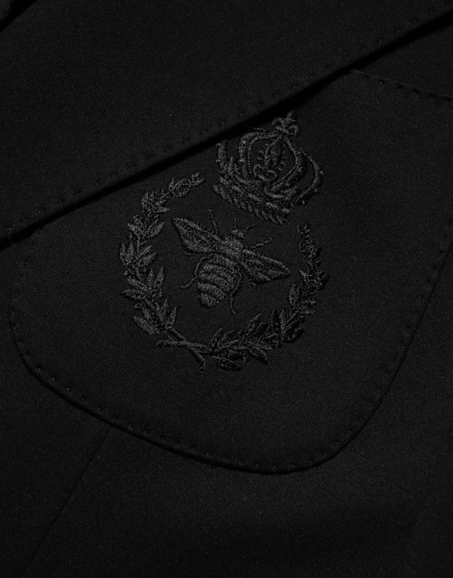 Dolce & Gabbana Black Viscose 2 Buttons Suit Jacket Blazer | Regal Royce