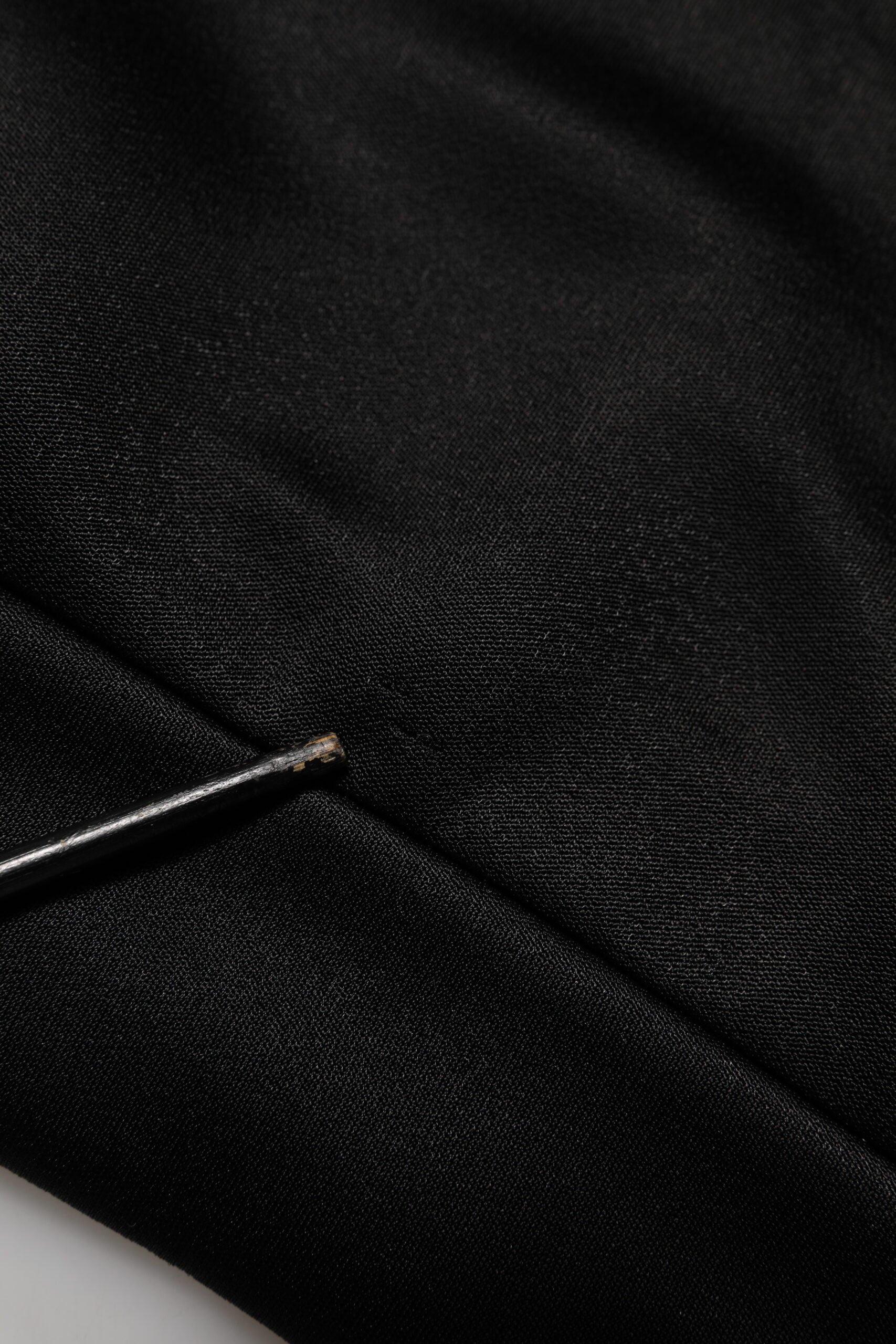 Dolce & Gabbana Black Crystal DG Necklace Sweatshirt Sweater