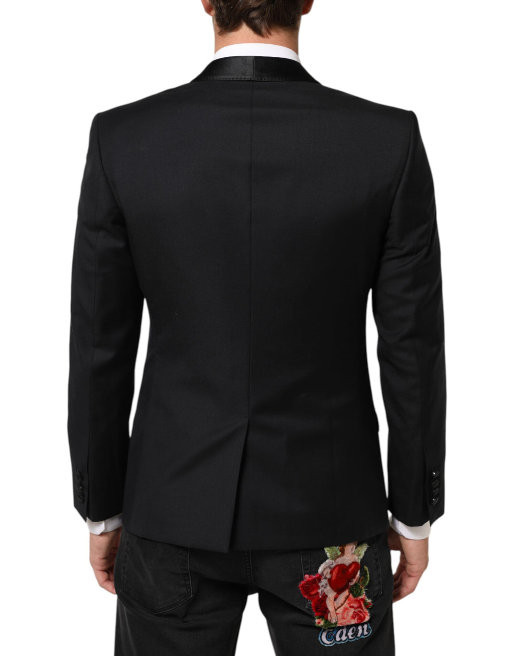 Dolce & Gabbana Black GOLD 1 Button Suit Jacket Men Blazer