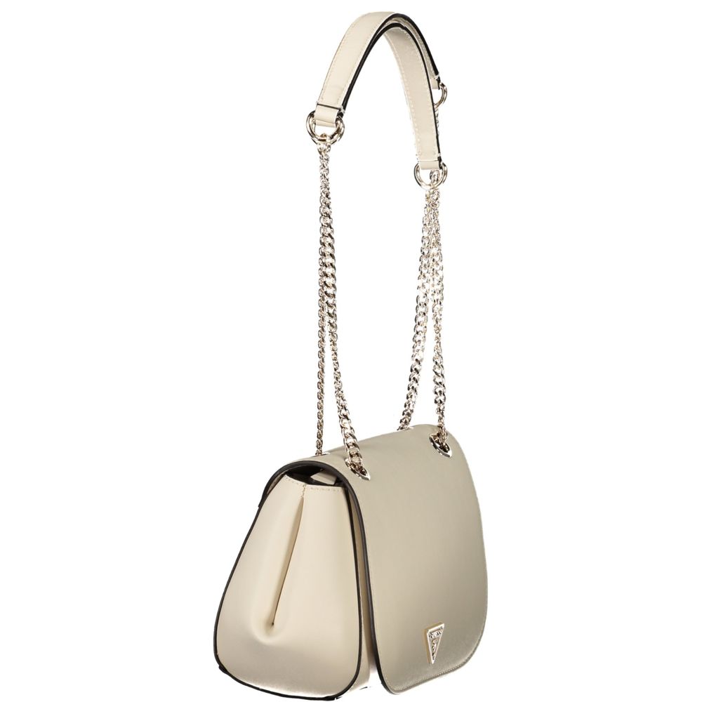Guess Jeans Bianco Poliuretano Women Handbag | Regal Royce