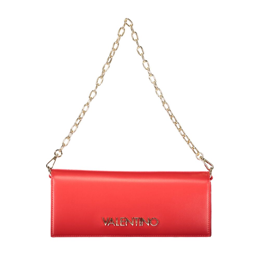 Mario Valentino Rosso Polyurethane Women Shoulder Bag | Regal Royce