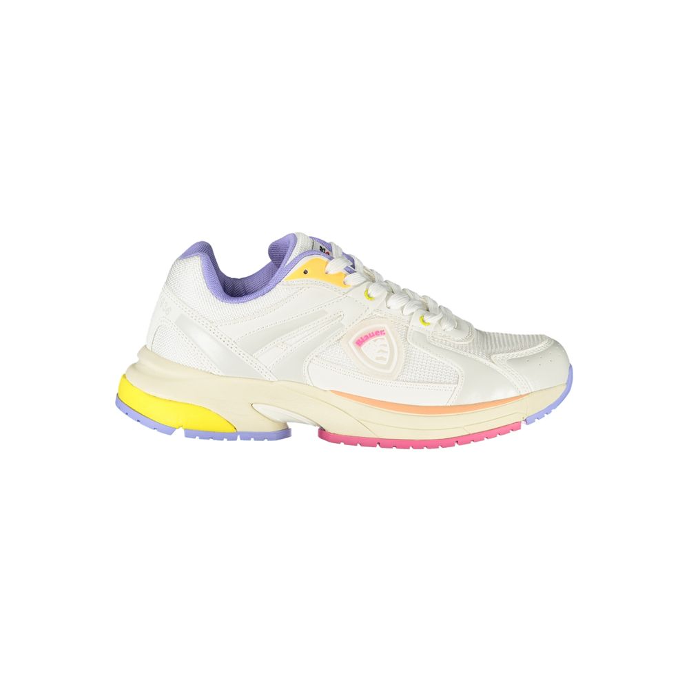 Blauer Bianco Polyurethane Women Sneaker | Regal Royce