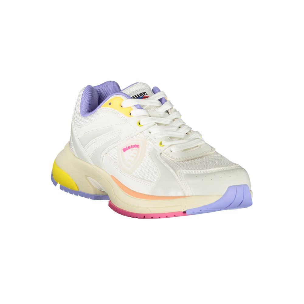 Blauer Bianco Polyurethane Women Sneaker | Regal Royce