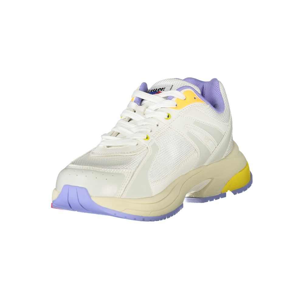 Blauer Bianco Polyurethane Women Sneaker | Regal Royce