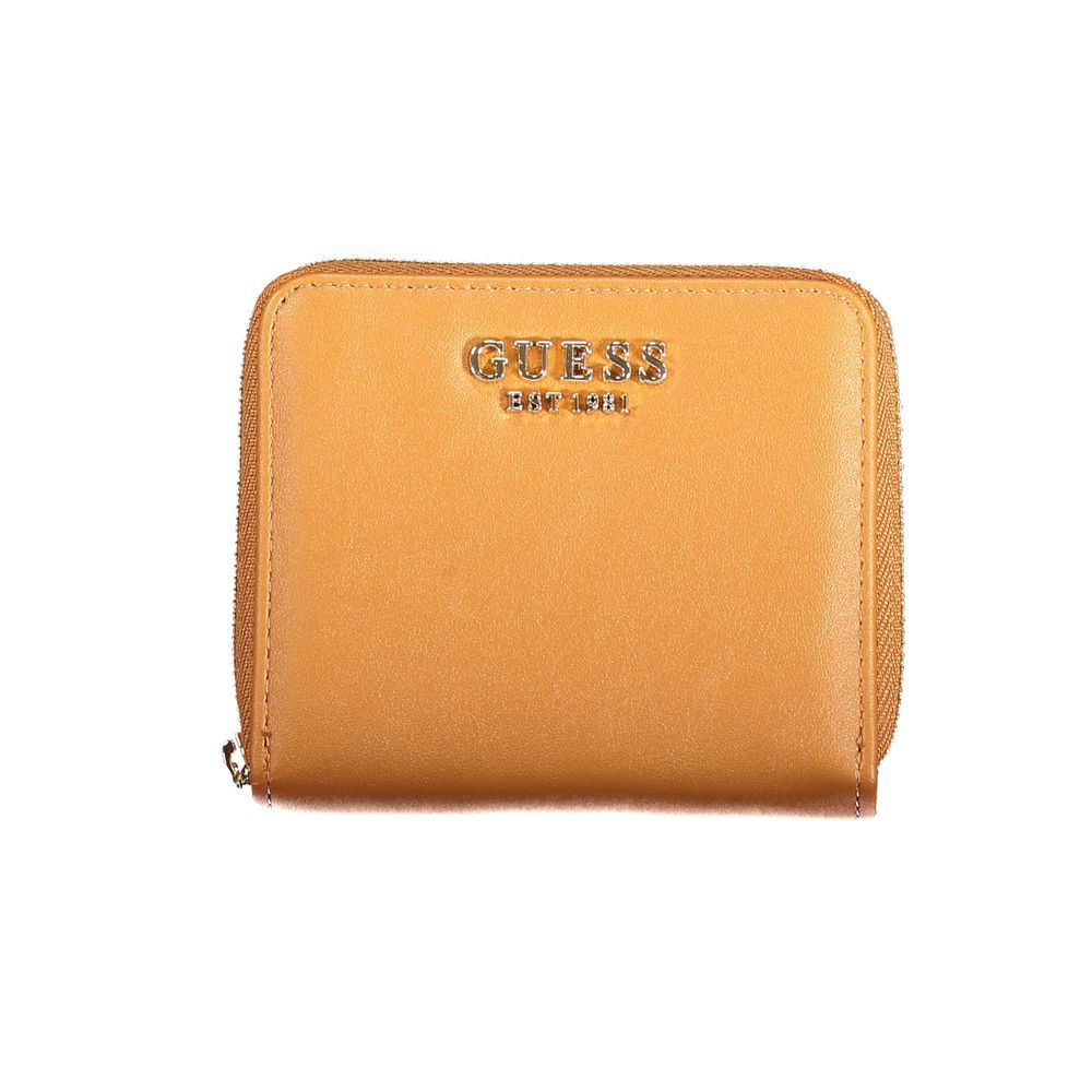 Guess Jeans Brown Polyethylene Wallet