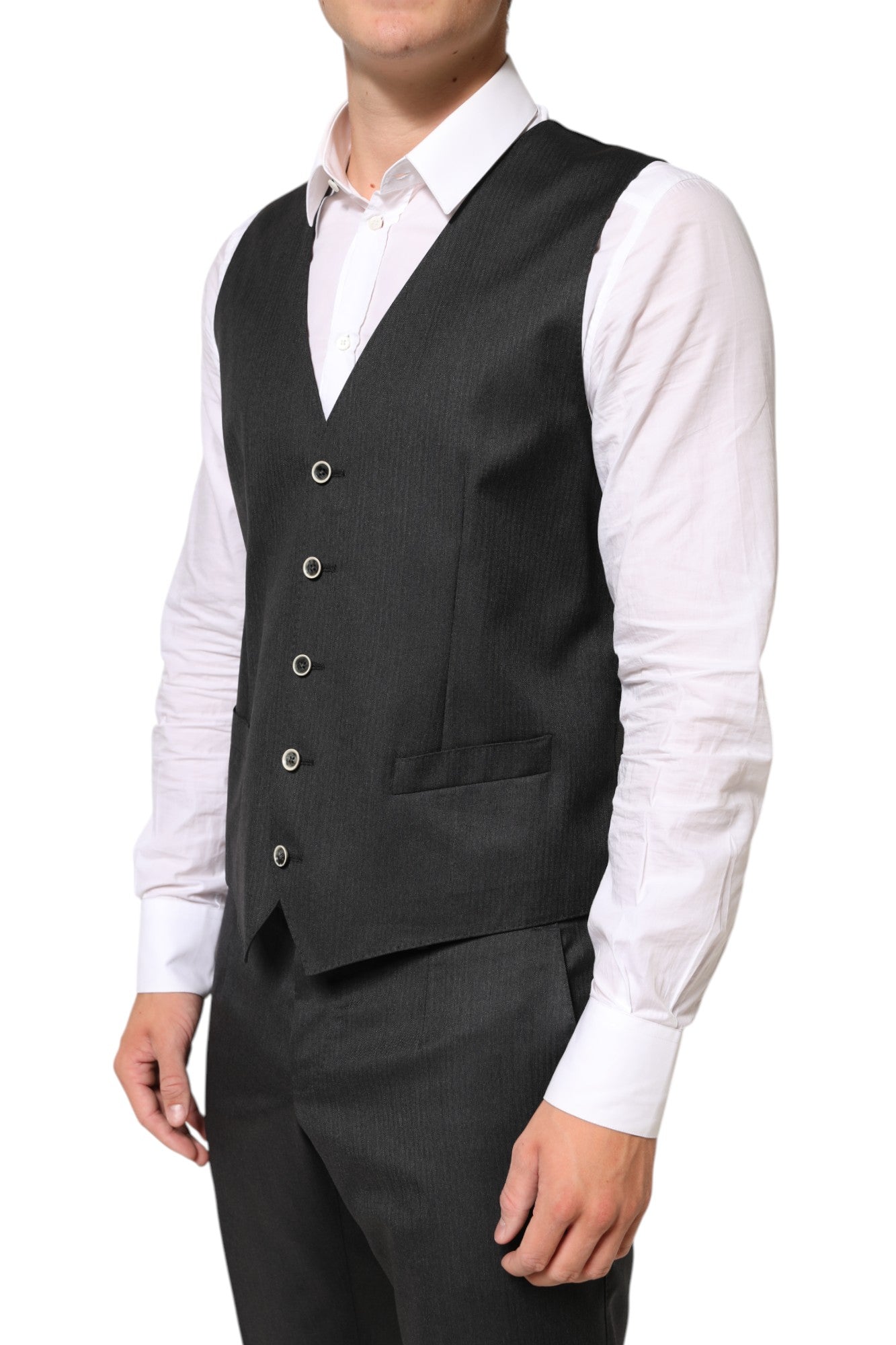 Dolce & Gabbana Black MARTINI 2 Buttons Suit 3 Piece Suit | Regal Royce